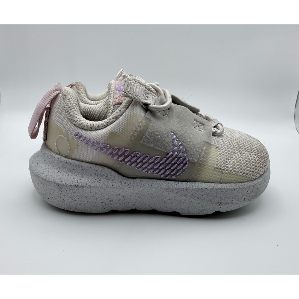 Nike Crater Remixa Toddler Sneakers Size 6C Light Gray Lavender Lilac Shoes